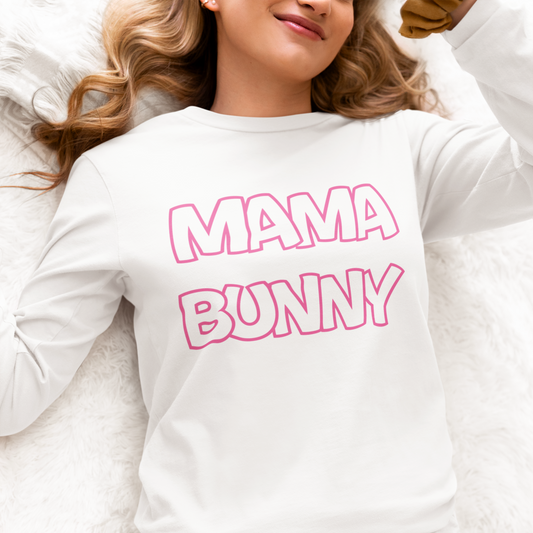 Mama Bunny - Unisex Jersey Long Sleeve Tee