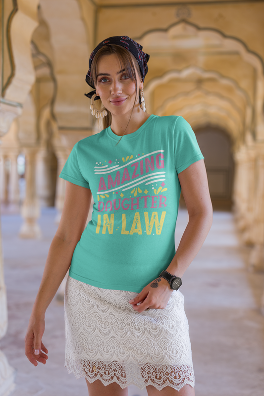 Amazing Daughter in Law, Family Shirts, Family Reunion Shirts, Trendy Shirts