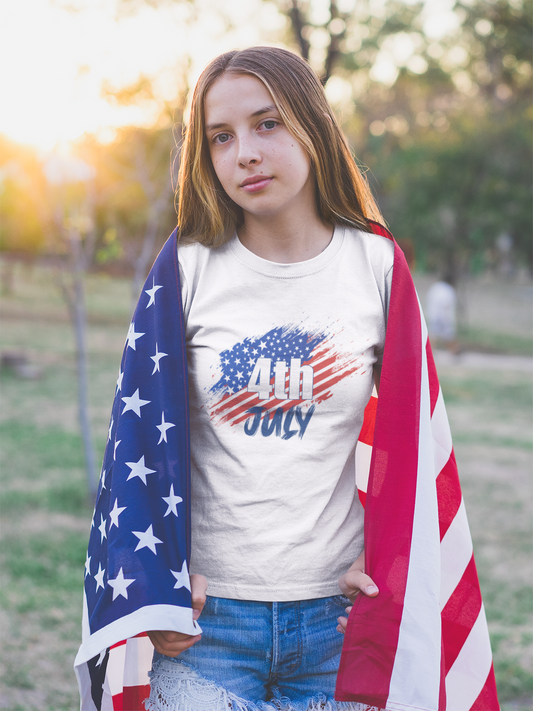 4th of July Celebration Youth Short Sleeve Tee