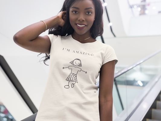 I'm Amazing Girl Youth Short Sleeve Tee
