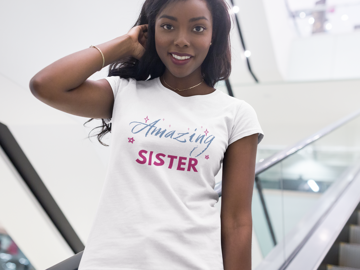 Dark Amazing Sister Youth Short Sleeve Tee