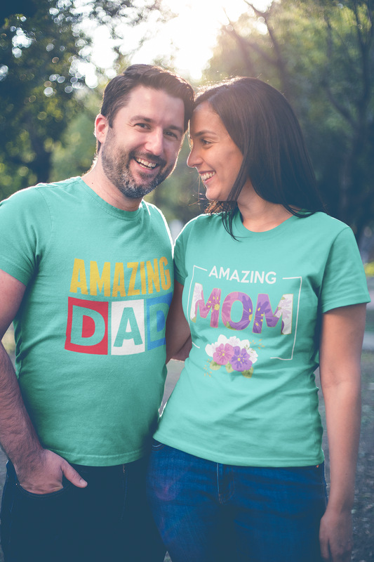 Amazing Mom - Dad, Family Shirts, Family Reunion Shirts, Trendy Shirts
