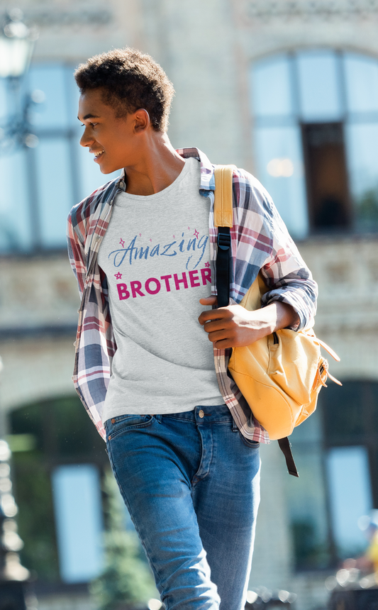 Dark Amazing Brother Youth Short Sleeve Tee