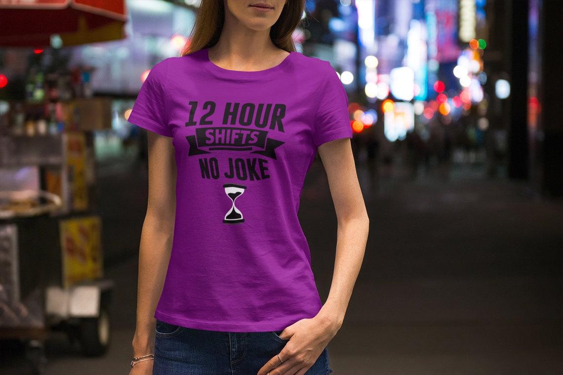 12 Hour Shifts No Joke Women's Premium Tee, Doctor shirts, Doctor gift ideas, New Doctor shirt, doctors gift, women shirt with doctor design
