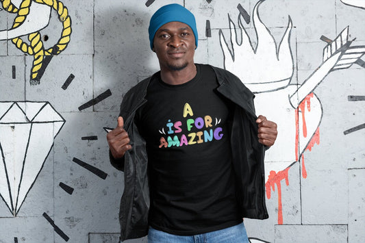 A is For Amazing Men's Performance T-Shirt, Amazing shirts, Inspirational shirts, Motivational Shirts, Positive shirts, Trendy tees