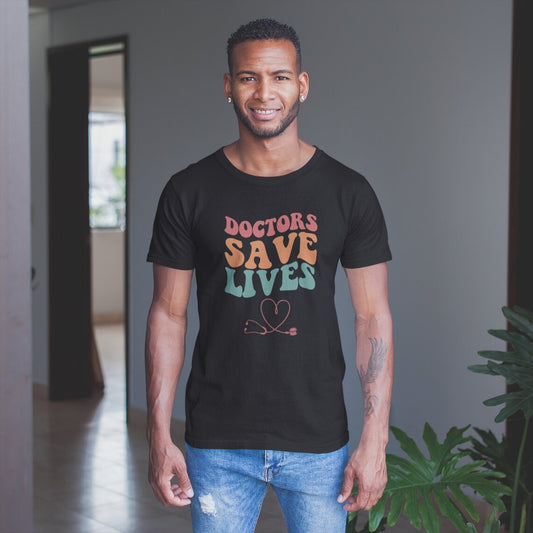 Doctors Save Lives Performance T-Shirt, Doctor shirts, Doctor gift ideas, New Doctor shirt, Future doctor shirt, gift for doctors