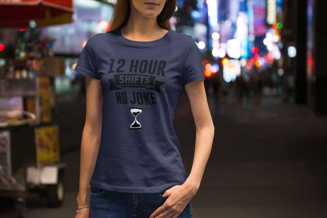 12 Hour Shifts No Joke Women's Premium Tee, Doctor shirts, Doctor gift ideas, New Doctor shirt, doctors gift, women shirt with doctor design