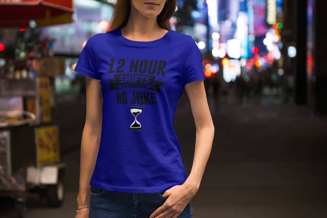 12 Hour Shifts No Joke Women's Premium Tee, Doctor shirts, Doctor gift ideas, New Doctor shirt, doctors gift, women shirt with doctor design