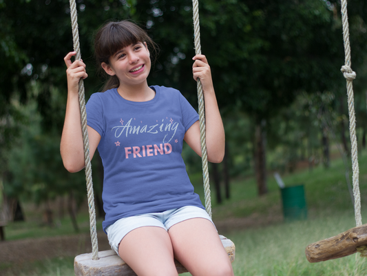 Light Amazing Friend Youth Short Sleeve Tee