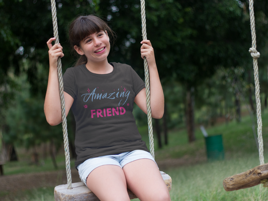 Dark Amazing Friend Youth Short Sleeve Tee