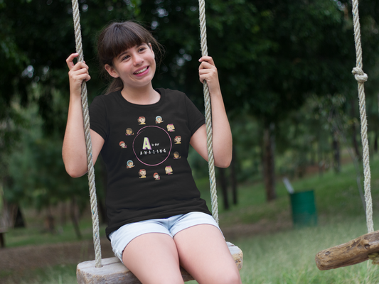 A is For Amazing Youth Short Sleeve Tee