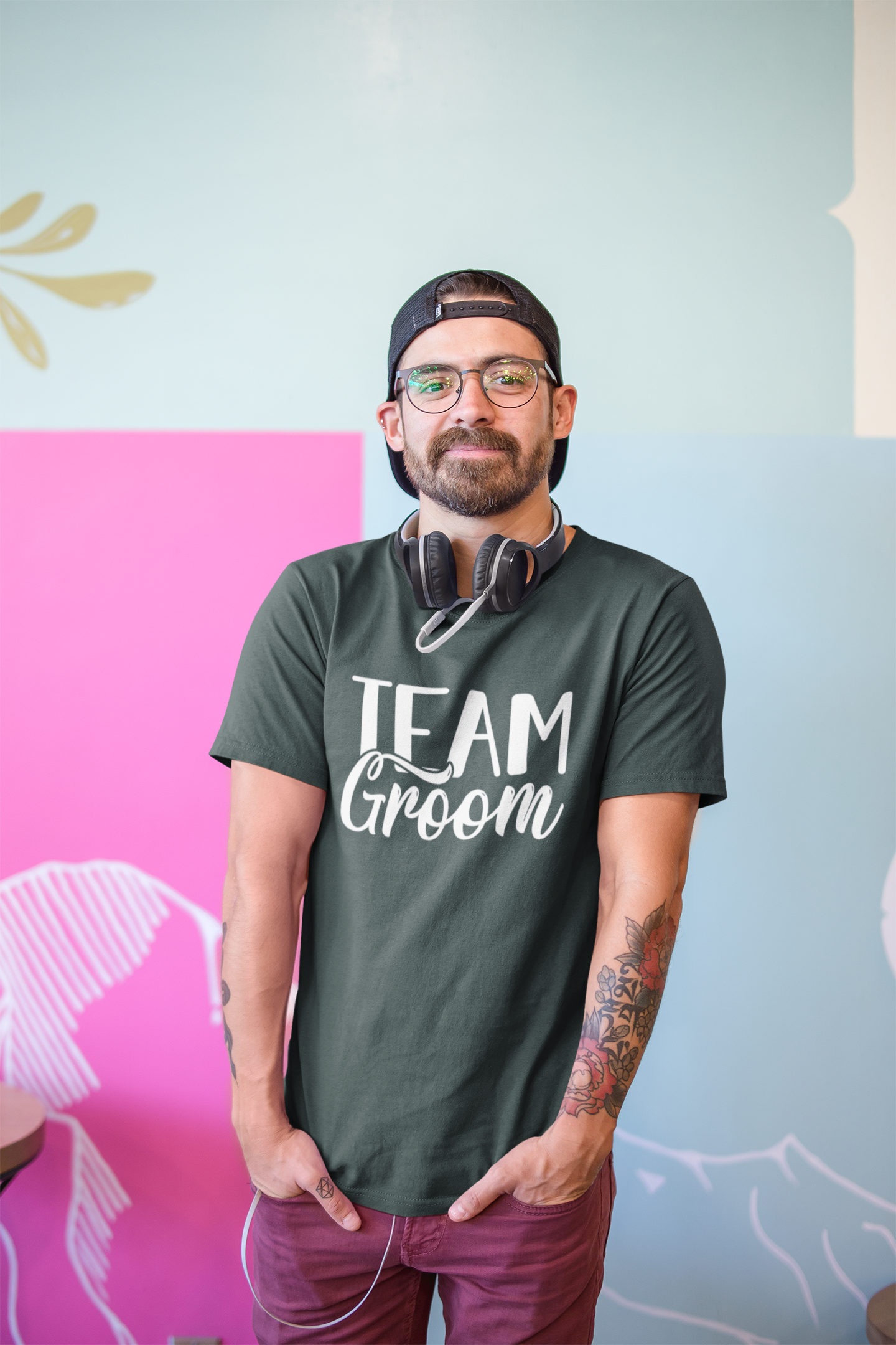 Team Groom, Trendy Grooms Shirt, Bachelor Party Shirts, Wedding Party Shirts, Mens Shirt