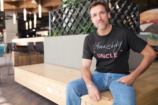 Amazing Uncle Performance T-shirt, Men's Active Apparel, Comfortable Workout Tee, Athletic Clothing, Cool Gym Shirt