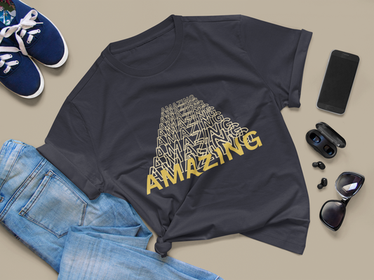 Yellow Amazing Unisex Jersey Short Sleeve Tee