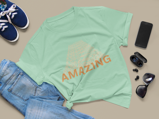Orange Amazing Unisex Jersey Short Sleeve Tee