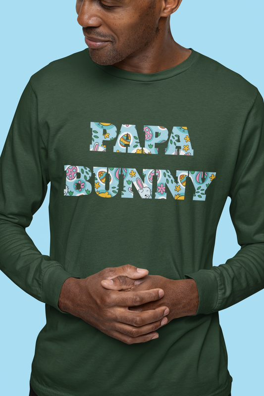Papa Bunny - Unisex Ultra Cotton Long Sleeve Tee