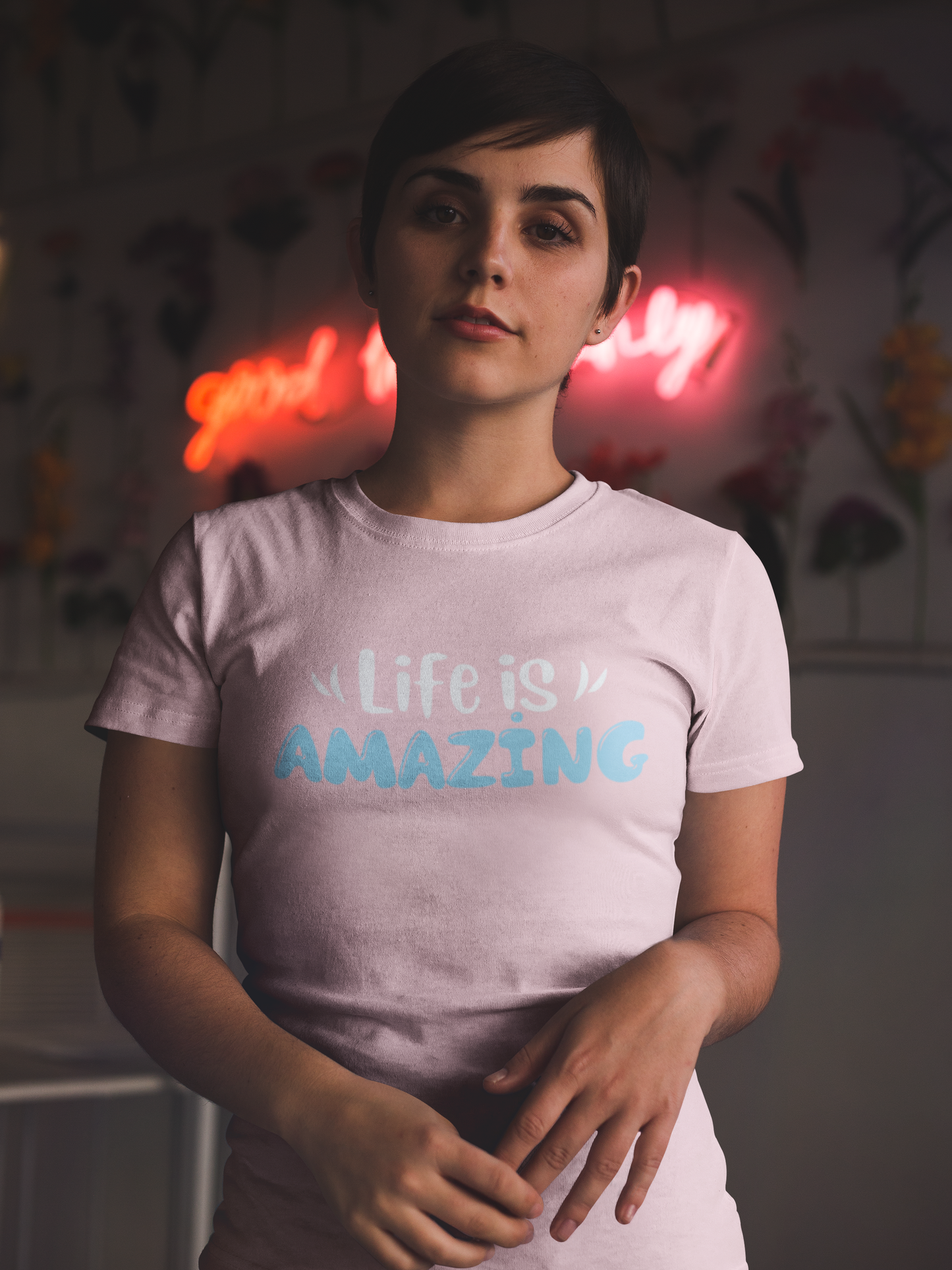 Life is Amazing Women's Premium Tee, Amazing shirts, Inspirational shirts, Motivational Shirts, Positive shirts, Trendy tees