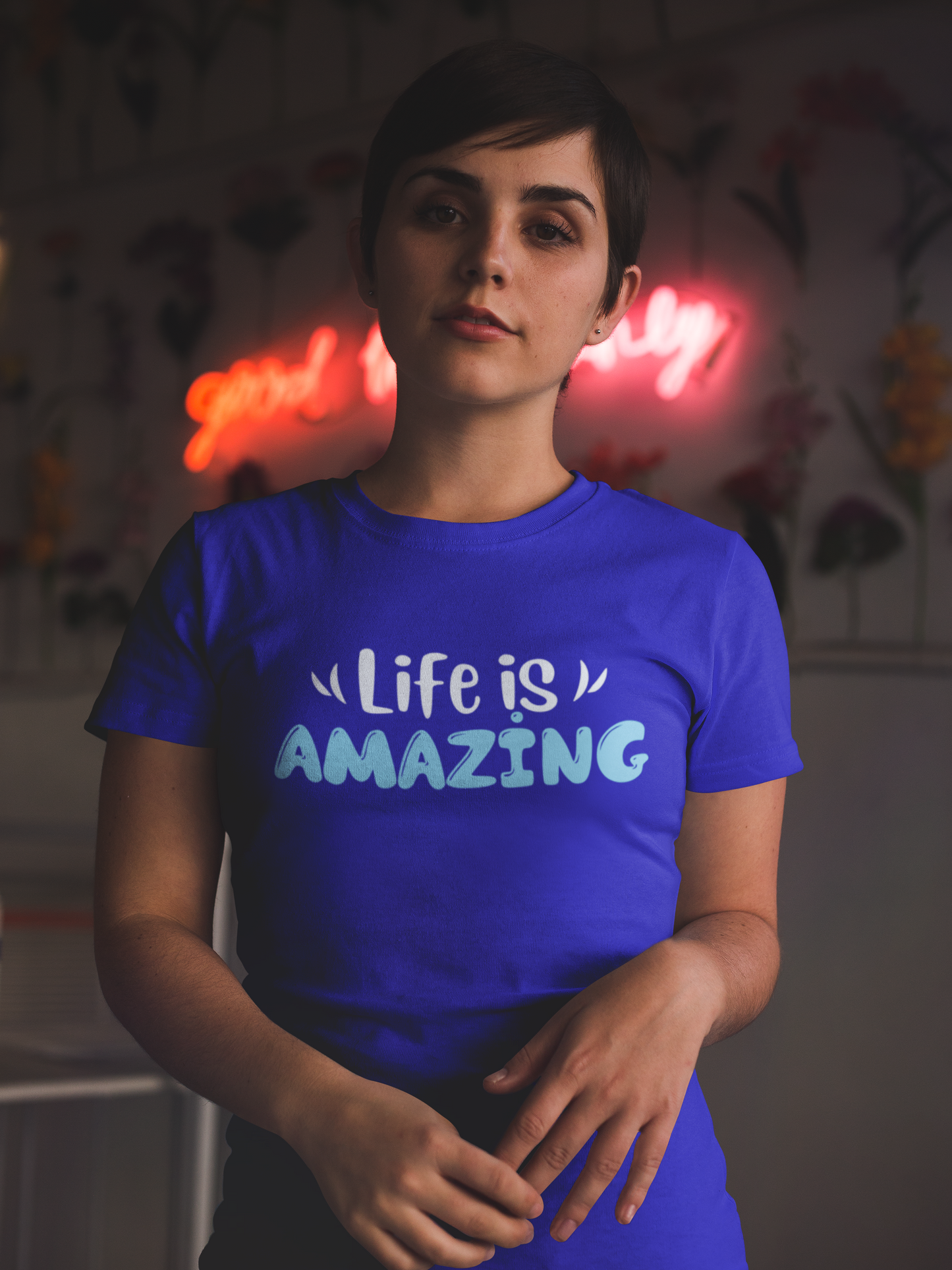 Life is Amazing Women's Premium Tee, Amazing shirts, Inspirational shirts, Motivational Shirts, Positive shirts, Trendy tees