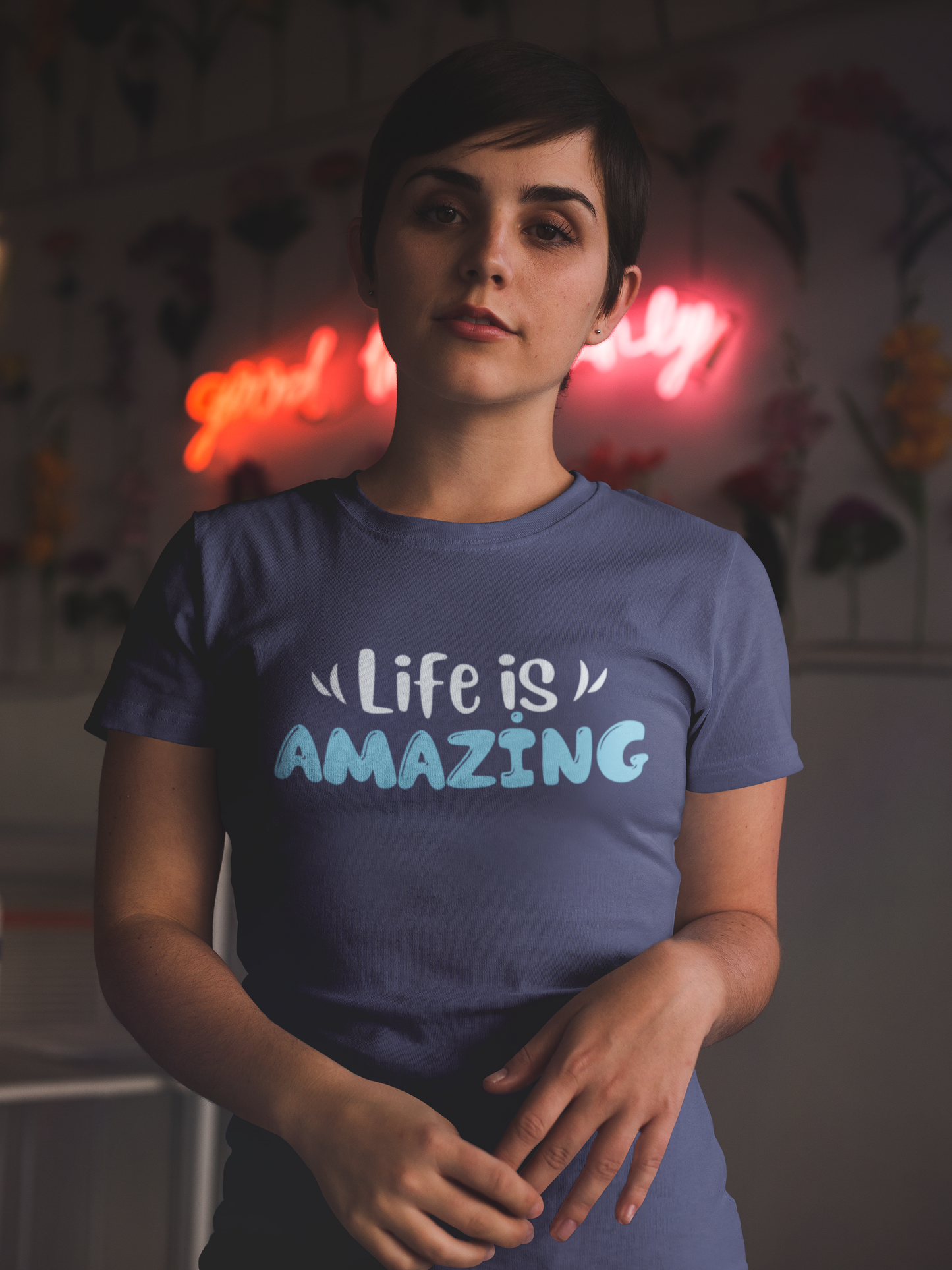 Life is Amazing Women's Premium Tee, Amazing shirts, Inspirational shirts, Motivational Shirts, Positive shirts, Trendy tees