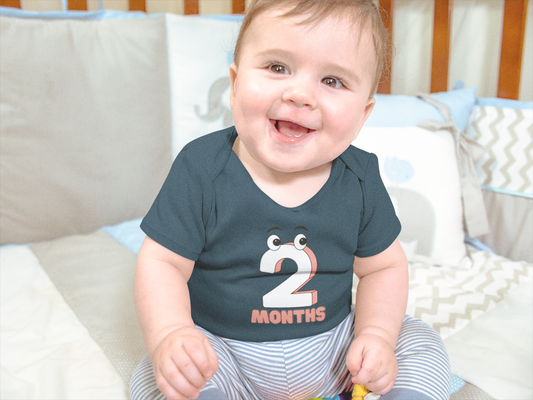 Infant Fine Jersey Bodysuit for 2 Months Babies