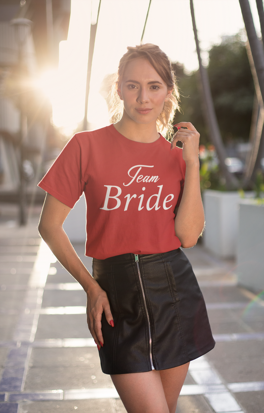 Team Bride, Trendy Bride Shirt, Bachelorette Party Shirts, Wedding Party Shirts, Womens Shirt