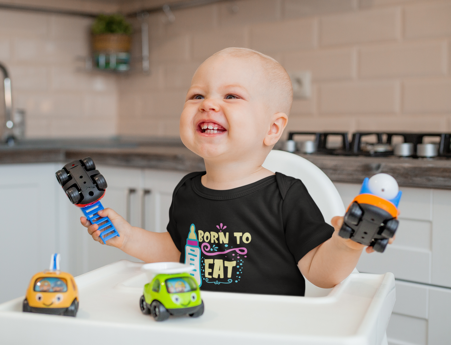 Born To Eat, Girls Bodysuit, Boys Bodysuit, Gift Ideas for Girls, Gift Ideas for Boys