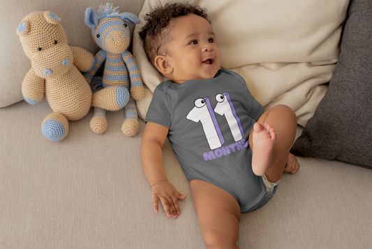 Infant Fine Jersey Bodysuit for 11 Months Unisex Babies