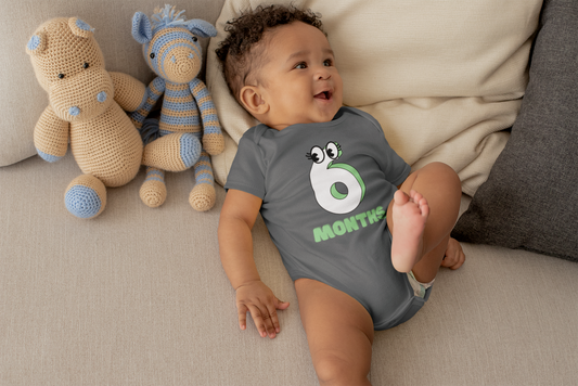 Infant Fine Jersey Bodysuit for 6 Months Unisex Babies