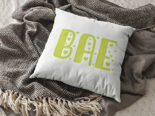 Bae Valentines Special Spun Polyester Square Pillow