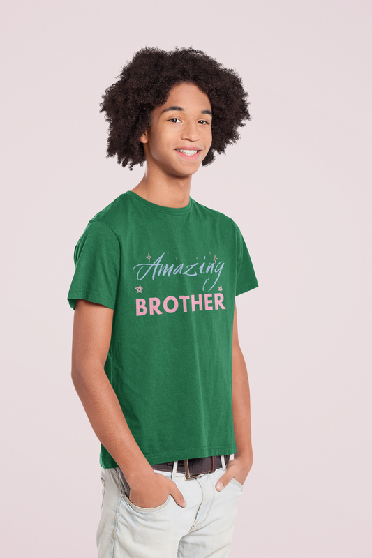 Light Amazing Brother Youth Short Sleeve Tee