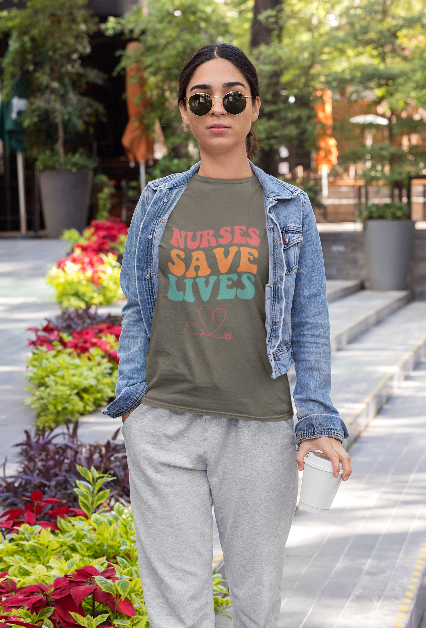Nurses Save Lives, Nurse Shirt, Nurse Graphic, Emergency Nurse, Graduation Gift Nurse, Doctor Gift, Medical Student Gift, Stethoscope Charm