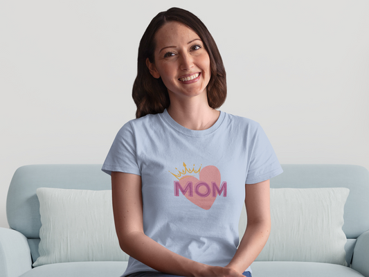 Mom with a Heart Women's Favorite Tee
