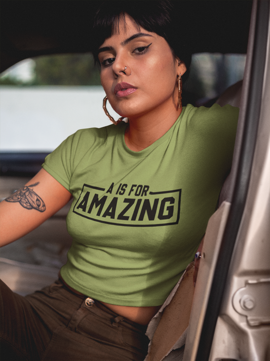 A Is for Amazing, Unisexshirt, Motivational Shirt, Inspirational Shirt, Positive Shirts, Gift Ideas for Women, Gift Ideas for Men